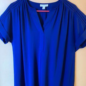Royal Blue Blouse